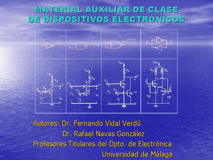 Portada del CDROM: Material Auxiliar de Clase de Dispositivos Electrónicos